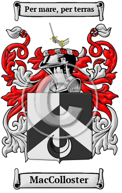 MacColloster Family Crest/Coat of Arms