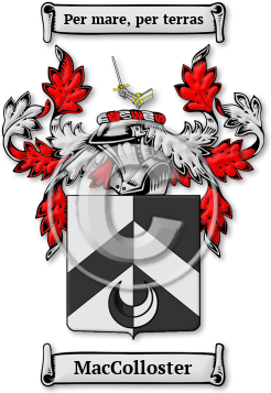 MacColloster Family Crest Download (jpg) Legacy Series - 150 DPI