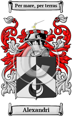 Alexandri Family Crest/Coat of Arms