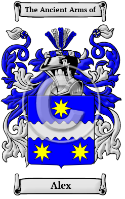 Alex Family Crest Download (JPG) Heritage Series - 600 DPI