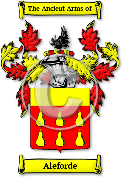 Aleforde Family Crest Download (jpg) Legacy Series - 150 DPI