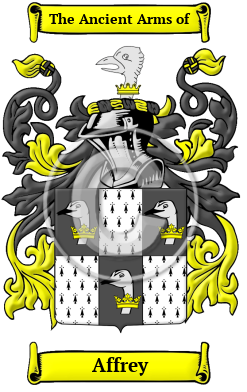 Affrey Family Crest/Coat of Arms