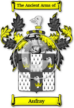 Aufray Family Crest Download (jpg) Legacy Series - 150 DPI