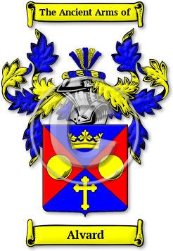 Alvard Family Crest Download (jpg) Legacy Series - 150 DPI