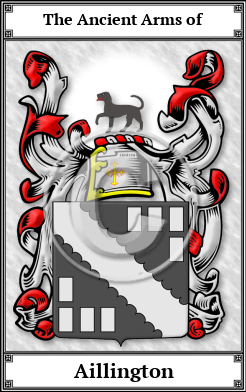 Aillington Family Crest Download (JPG) Book Plated - 600 DPI