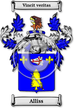 Alliss Family Crest Download (jpg) Legacy Series - 150 DPI