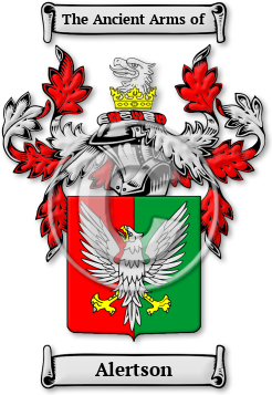 Alertson Family Crest Download (jpg) Legacy Series - 150 DPI