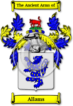 Allams Family Crest Download (jpg) Legacy Series - 150 DPI