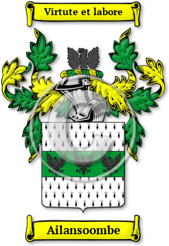 Ailansoombe Family Crest Download (JPG) Legacy Series - 600 DPI