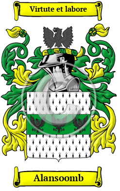 Alansoomb Family Crest/Coat of Arms