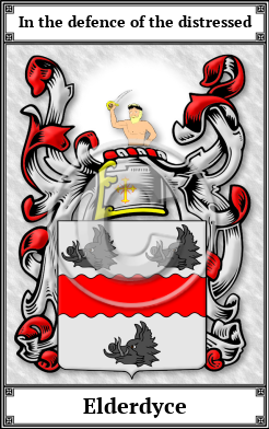 Elderdyce Family Crest Download (JPG)  Book Plated - 150 DPI