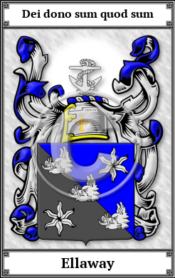 Ellaway Family Crest Download (JPG)  Book Plated - 150 DPI
