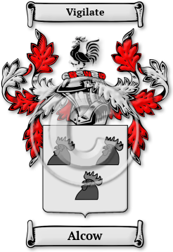 Alcow Family Crest Download (jpg) Legacy Series - 150 DPI