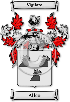 Allco Family Crest Download (jpg) Legacy Series - 150 DPI