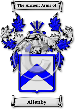 Allenby Family Crest Download (jpg) Legacy Series - 150 DPI