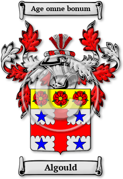 Algould Family Crest Download (jpg) Legacy Series - 150 DPI