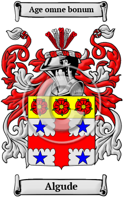 Algude Family Crest Download (JPG) Heritage Series - 600 DPI