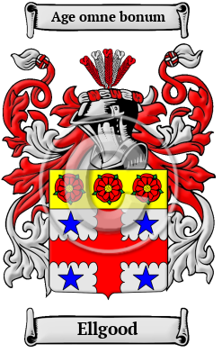 Ellgood Family Crest Download (JPG) Heritage Series - 600 DPI