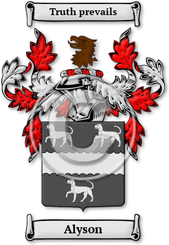 Alyson Family Crest Download (jpg) Legacy Series - 150 DPI
