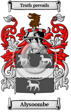 Alysoombe Family Crest/Coat of Arms