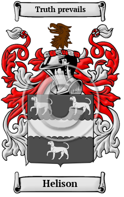 Helison Family Crest/Coat of Arms