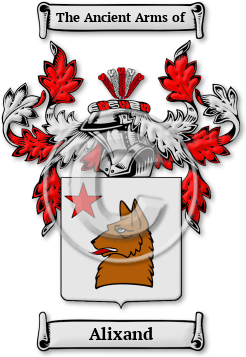 Alixand Family Crest Download (jpg) Legacy Series - 150 DPI