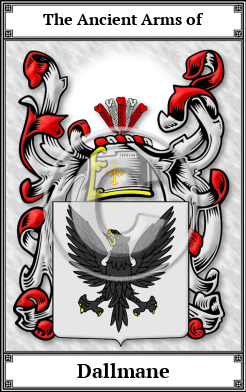 Dallmane Family Crest Download (JPG) Book Plated - 600 DPI