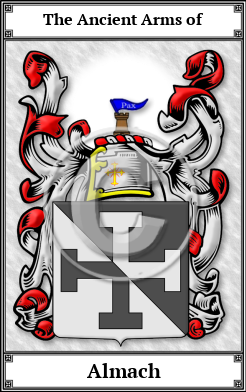 Almach Family Crest Download (JPG)  Book Plated - 150 DPI