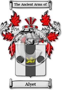 Alyet Family Crest Download (jpg) Legacy Series - 150 DPI