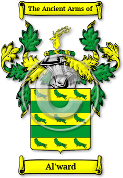 Al'ward Family Crest Download (jpg) Legacy Series - 150 DPI