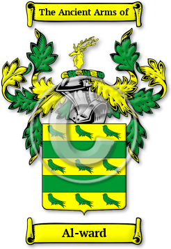 Al-ward Family Crest Download (jpg) Legacy Series - 150 DPI
