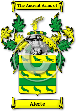 Alerte Family Crest Download (JPG) Legacy Series - 600 DPI