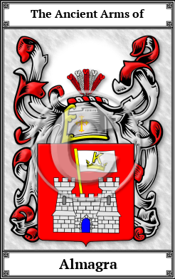 Almagra Family Crest Download (JPG)  Book Plated - 150 DPI