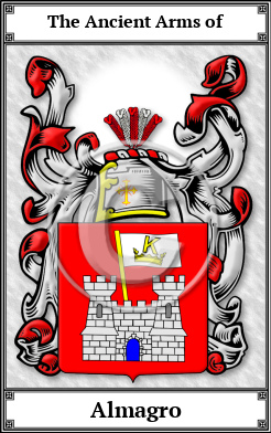 Almagro Family Crest Download (JPG)  Book Plated - 150 DPI