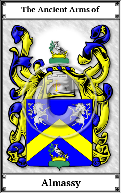 Almassy Family Crest Download (JPG) Book Plated - 600 DPI