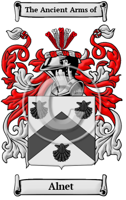 Alnet Family Crest/Coat of Arms