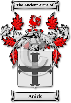Anick Family Crest Download (JPG) Legacy Series - 600 DPI