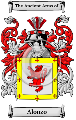 Alonzo Family Crest/Coat of Arms