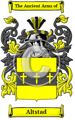Altstad Family Crest/Coat of Arms