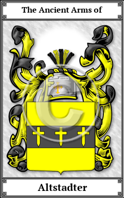 Altstadter Family Crest Download (JPG) Book Plated - 600 DPI