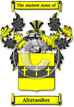 Altstaedter Family Crest Download (jpg) Legacy Series - 150 DPI