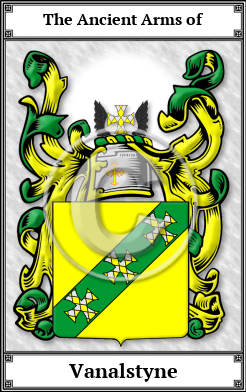 Vanalstyne Family Crest Download (JPG)  Book Plated - 150 DPI