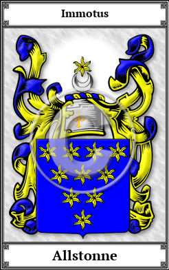 Allstonne Family Crest Download (JPG)  Book Plated - 150 DPI