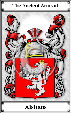 Alshaus Family Crest Download (JPG)  Book Plated - 150 DPI