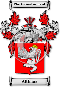 Althaus Family Crest Download (jpg) Legacy Series - 150 DPI