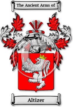 Altizer Family Crest Download (jpg) Legacy Series - 150 DPI