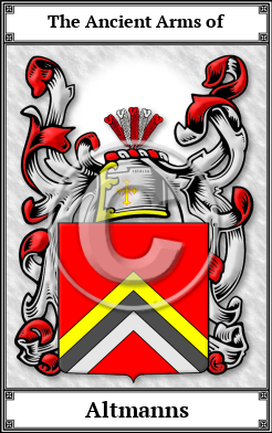 Altmanns Family Crest Download (JPG)  Book Plated - 150 DPI