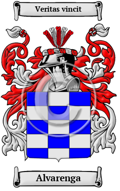 Alvarenga Family Crest Download (JPG) Heritage Series - 600 DPI