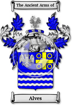 Alves Family Crest Download (jpg) Legacy Series - 150 DPI