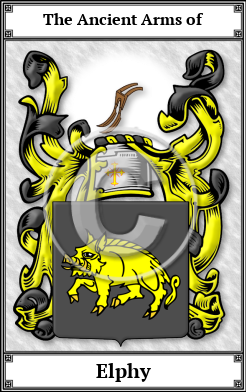 Elphy Family Crest Download (JPG)  Book Plated - 150 DPI